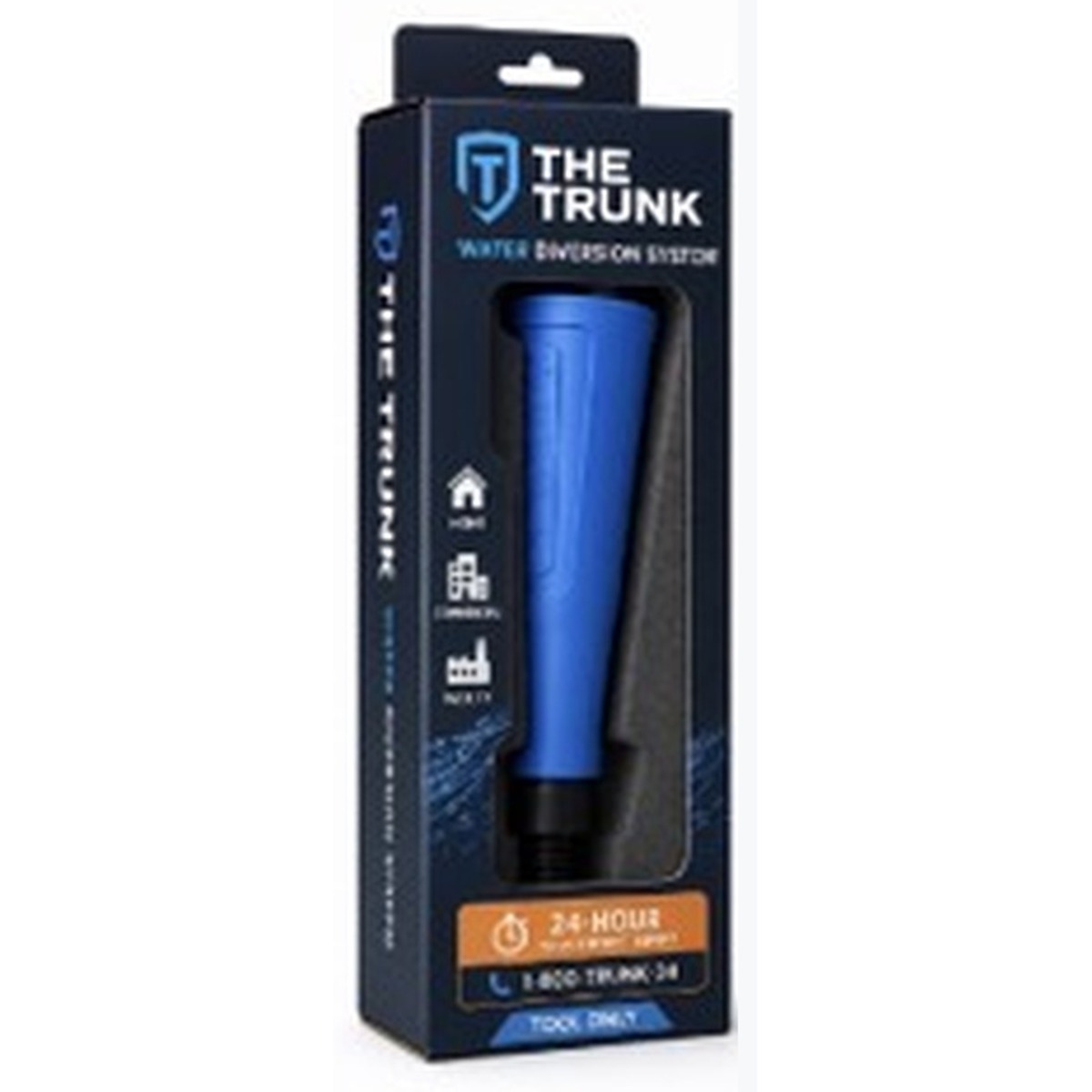 The Trunk Tool Only retail package: a slim navy box with the blue diversion tool visible through the window